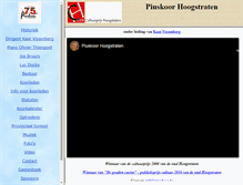 Tablet Screenshot of piuskoor.be